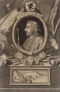 Portret van Koning Canute door English School