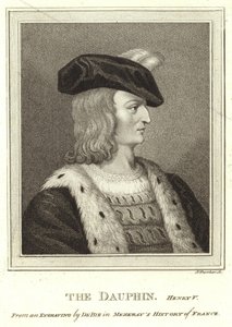 Portret van Koning Hendrik V van Frankrijk door English School