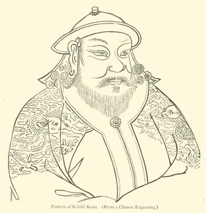 Portret van Kublai Kaan