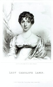 Portret van Lady Caroline Lamb (1785-1828) gegraveerd door Henry Meyer