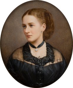 Portret van Lady Ida Lumley, Burggrafin Newport, later Gravin van Bradford, ca. 1868-1936 door English School