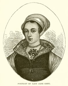 Portret van Lady Jane Grey door English School