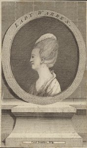 Portret van Lady Warren door English School