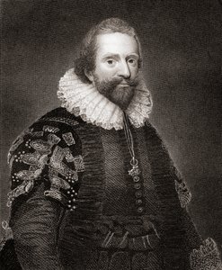 Portret van Lionel Cranfield, uit Lodges British Portraits