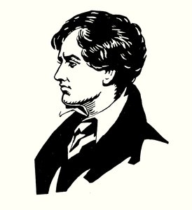 Portret van Lord Byron door English School