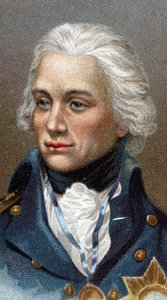 Portret van Lord Horatio Nelson - Uit de serie Leaders of Men. door English School