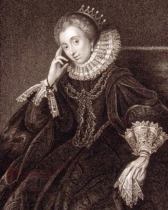 Portret van Lucy Harrington, gravin van Bedford (ca. 1581-1627), uit 
