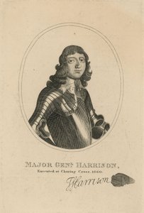 Portret van Generaal-majoor Thomas Harrison door English School