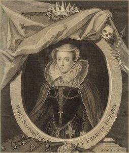 Portret van Maria, Koningin van Schotland door English School