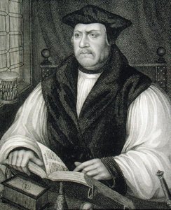 Portret van Matthew Parker (1504-75), uit 