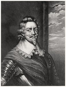 Portret van Patrick Ruthven, Graaf van Brentford (c.1573-1651) gegraveerd door Richard Earlom (1743-1822) en Charles Turner (c.1773-1857) uit Illustrious Characters in British History (mezzotint) door English School