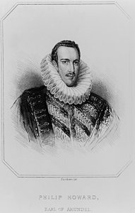 Portret van Philip Howard (1557-95) 13e graaf van Arundel, uit 