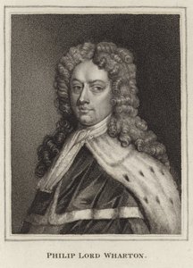 Portret van Philip Wharton door English School