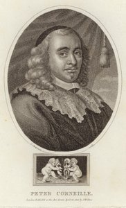 Portret van Pierre Corneille door English School