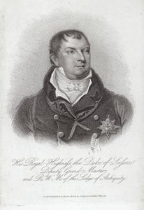 Portret van Prins Augustus Frederick, Hertog van Sussex door English School