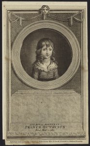 Portret van Prins Octavius door English School
