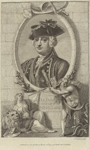 Portret van Prins William, Hertog van Cumberland door English School