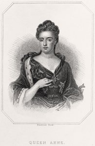 Portret van koningin Anne, 1835 door English School