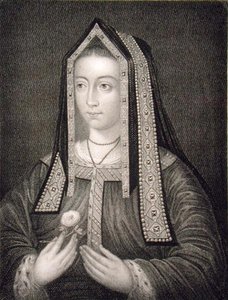 Portret van Koningin Elizabeth van York (1466-1502) door English School