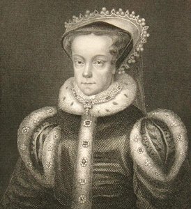 Portret van koningin Mary I