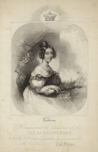 Portret van Koningin Victoria door English School