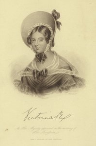 Portret van Koningin Victoria door English School