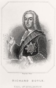 Portret van Richard Boyle, graaf van Burlington, 1835 door English School