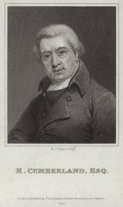 Portret van Richard Cumberland door English School
