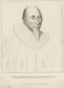Portret van Robert Gordon van Straloch door English School