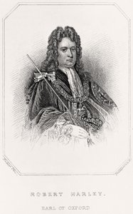 Portret van Robert Harley, Graaf van Oxford door English School