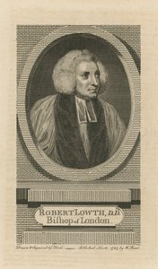 Portret van Robert Lowth door English School