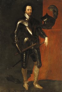Portret van Sir Charles Harbord door English School