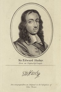 Portret van Sir Edward Harley