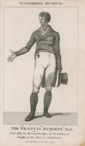 Portret van Sir Francis Burdett door English School