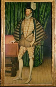 Portret van Sir Jerome Bowes (d.1616), ambassadeur bij de Tsaar van Rusland, 1583