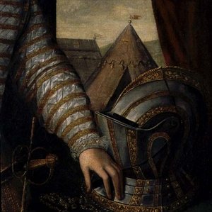 Portret van Sir Robert Dudley, graaf van Leicester (detail)