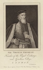Portret van Sir Thomas Gresham door English School