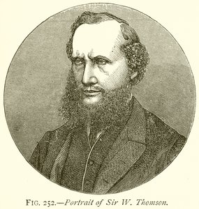Portret van Sir W. Thomson