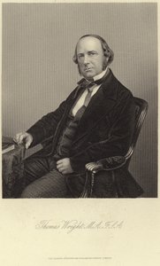 Portret van Thomas Wright door English School