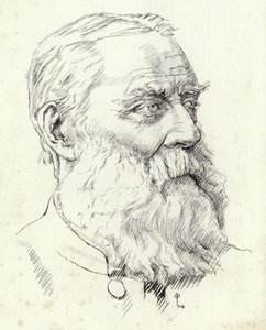 Portret van Walter Skeat door English School