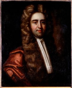 Portret van William Bacon door English School