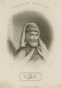 Portret van William Caxton door English School
