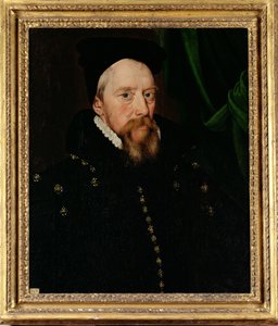 Portret van William Cecil, 1e Baron Burghley (1520-98) door English School
