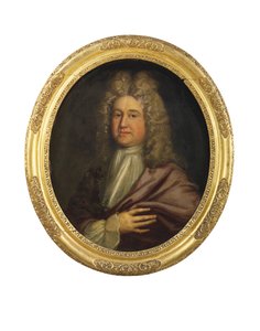 Portret van William Cookson, begin 18e eeuw