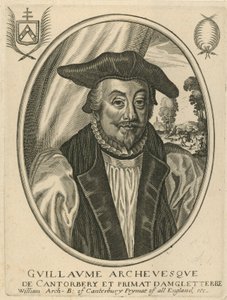 Portret van William Laud door English School
