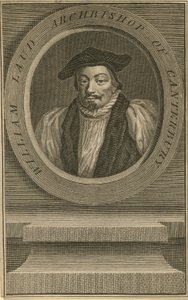 Portret van William Laud door English School