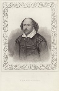 Portret van William Shakespeare door English School