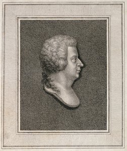 Portret van Wolfgang Amadeus Mozart (1756-91), gepubliceerd in 1814