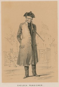 Portret van een Chelsea-pensionaris door English School
