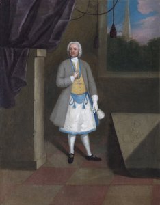 Portret van een Vrijmetselaar door English School